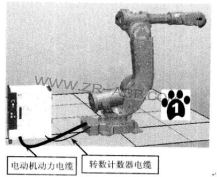 ABB机器IRB6640本体与控制柜连接的操作