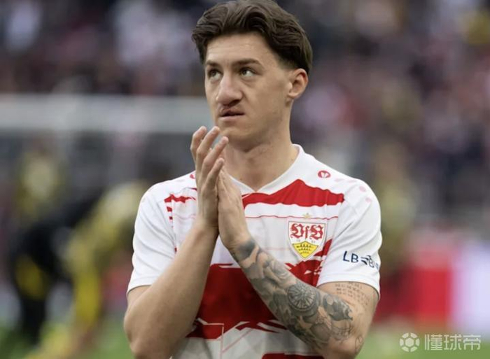 斯图加特中场施蒂勒引英超双雄争夺 5000万欧元标